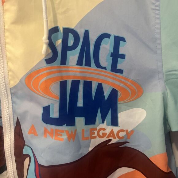 Members Only Space Jam 2 Wind Breaker Light Jacket Tune Squad Size Mens Medium - Picture 5 of 14